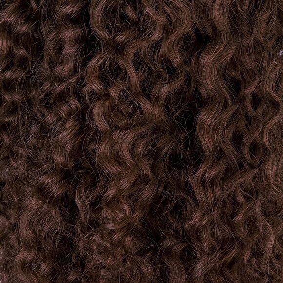 Bebonia Chocolate Brown Ringlet Clip-In Hair Extensions - 16 and 18 " 110 g each - Picture 4 of 5